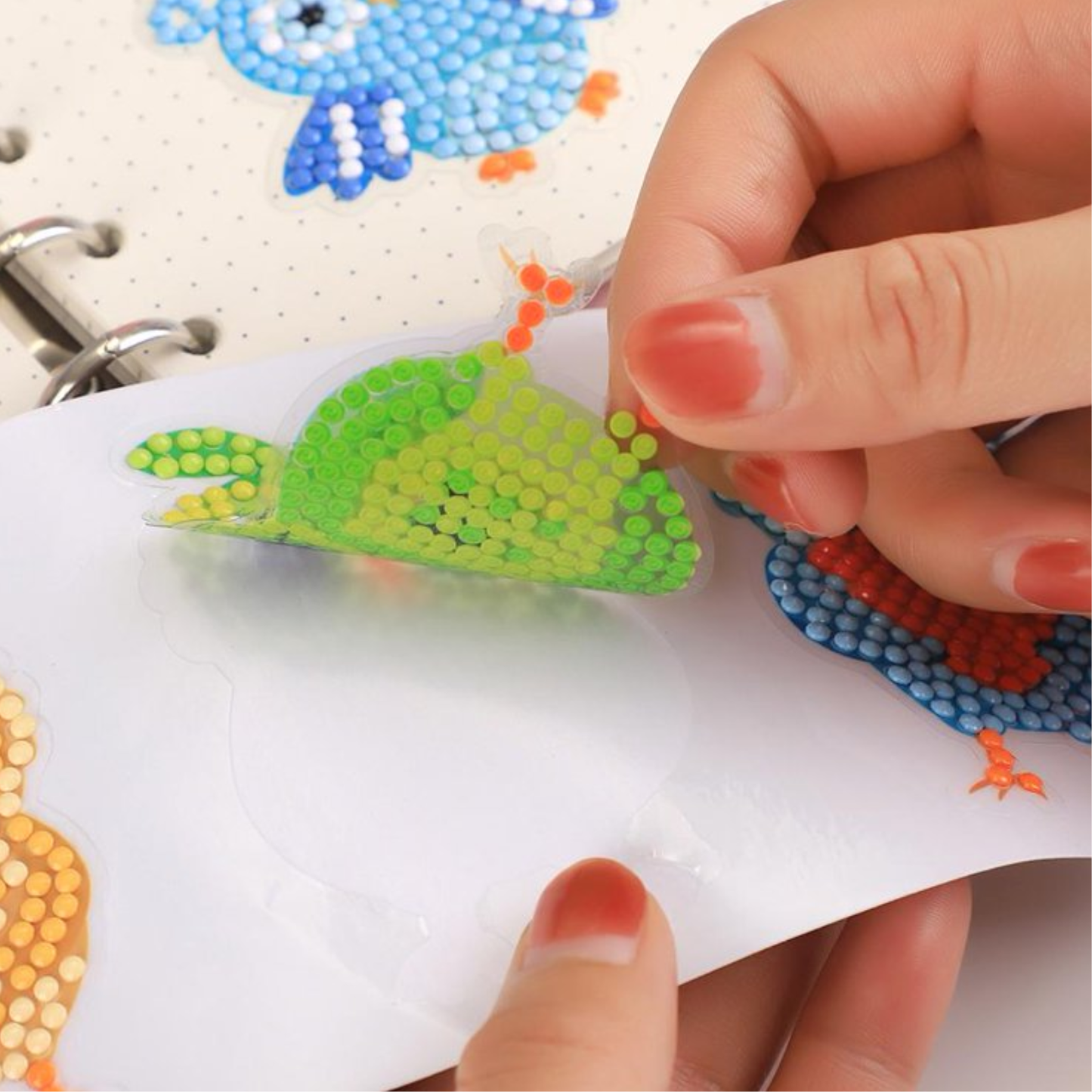 Kit Diamond Painting Niños Pintura Con Diamantes 36 Stickers