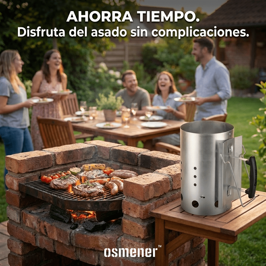 Encendedor De Carbón Grande Para Parrilla Osmener - Muy Moderna Uruguay