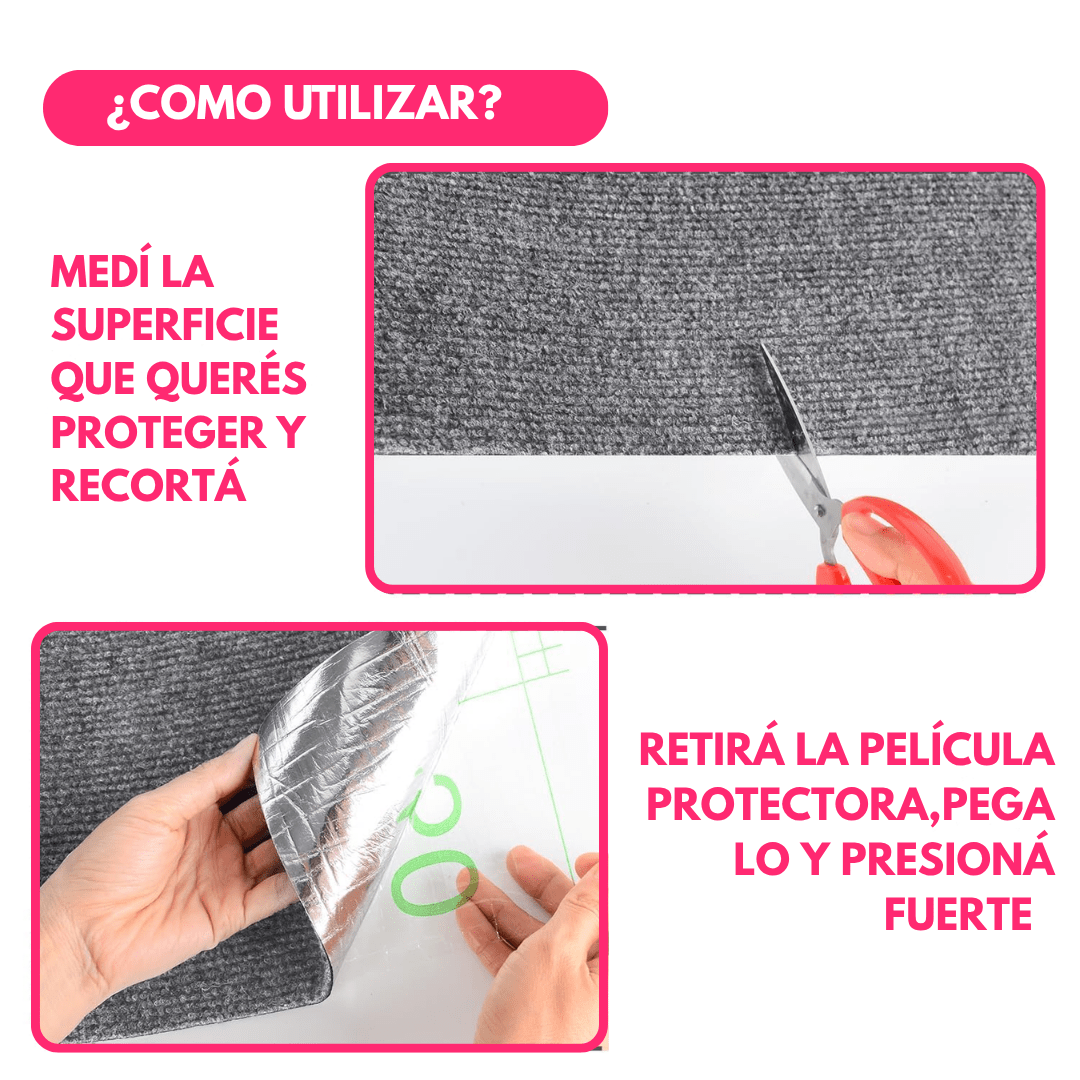 Rascador para Gato Protector de Sillones Autoadhesivo - Muy Moderna Uruguay
