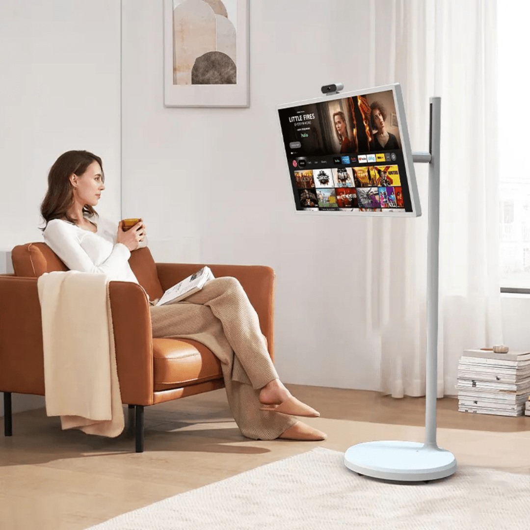 Pantalla Táctil Gigante Android TV con Tripode Portátil - Muy Moderna Uruguay