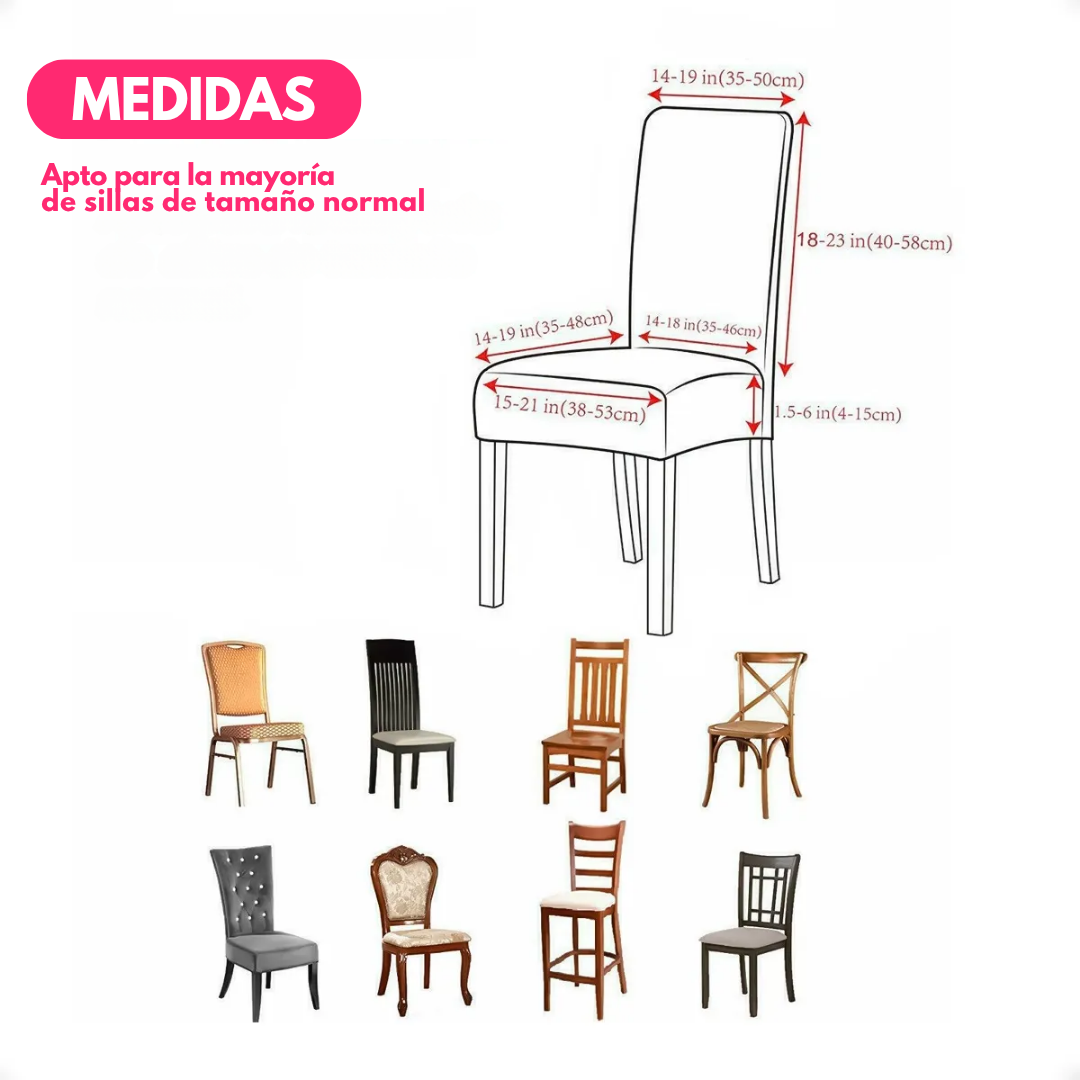 Funda Elástica Protectora de Sillas