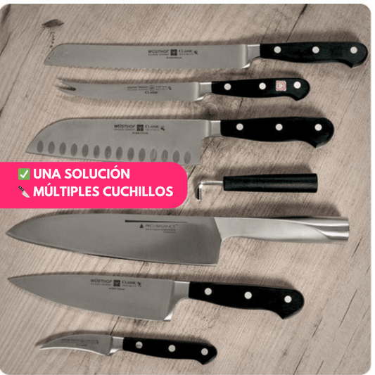 Afilador de Cuchillos Profesional Magnético con Recubrimiento de Diamante - Muy Moderna Uruguay