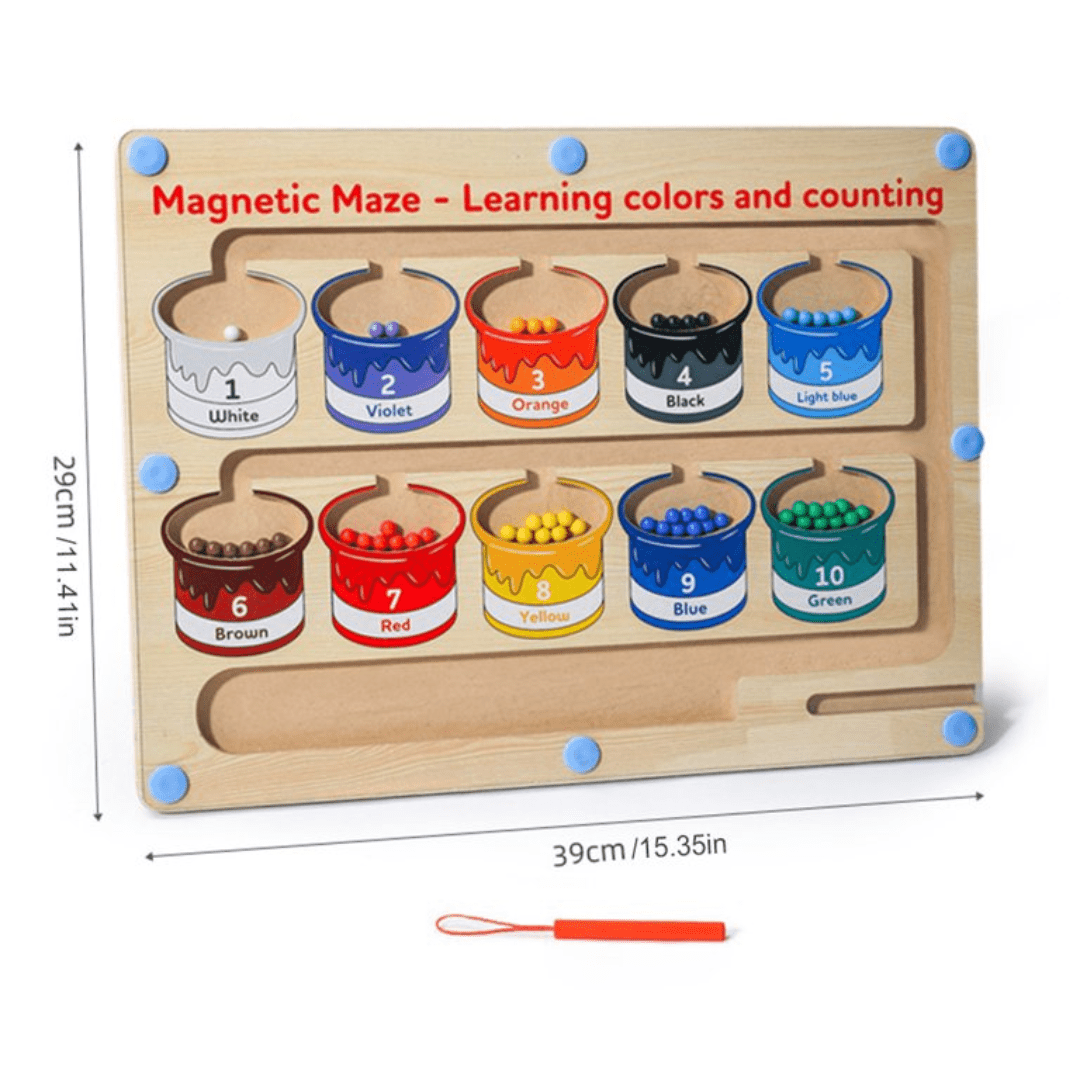 Laberinto Magnético De Madera Didáctico Montessori - Muy Moderna Uruguay