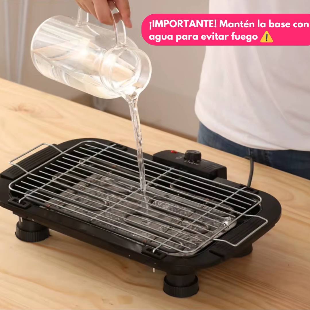 Parrilla Eléctrica Barbacoa sin Humo Interior Exterior