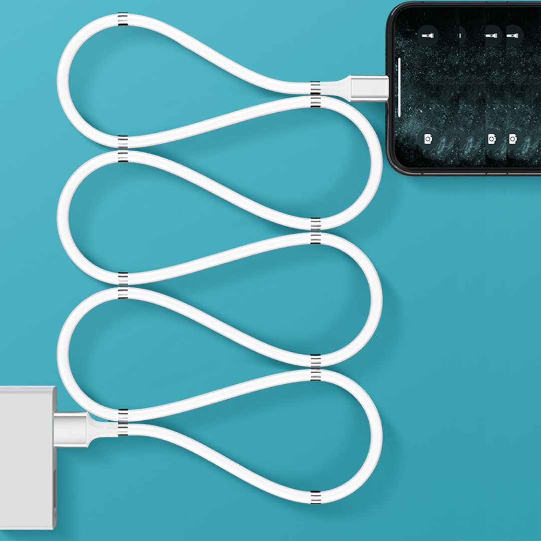 Cable Magnético Anti Enredos de Carga Rápida - Muy Moderna Uruguay