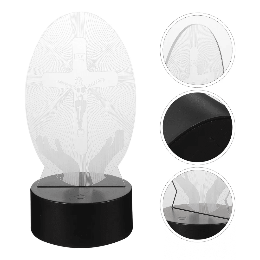 Lampara Veladora LED de Cristo 16 Colores - Muy Moderna Uruguay