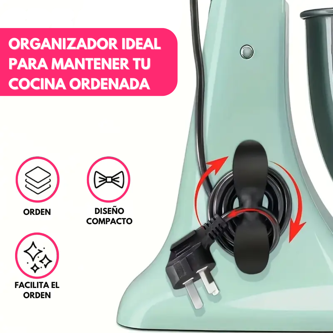 Pack x6 Organizador De Cables Para Electrodomésticos