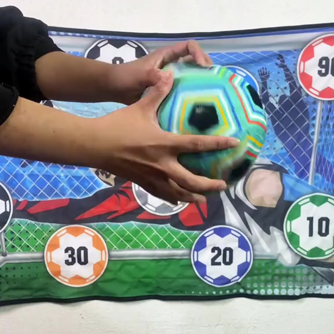 Alfombra de Fútbol con Pelota de Velcro 150x100 cm