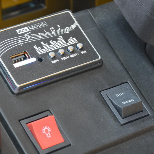 Auto Batería Niños Montacargas 12V 4x4 Elevador Funcional