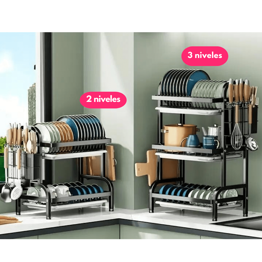 Escurridor para Mesada Premium Multi Nivel - Muy Moderna Uruguay