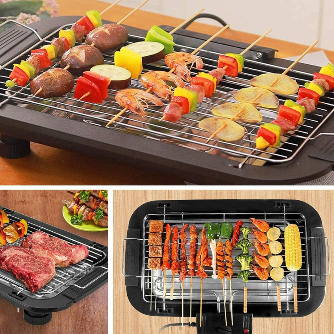 Parrilla Eléctrica Barbacoa sin Humo Interior Exterior