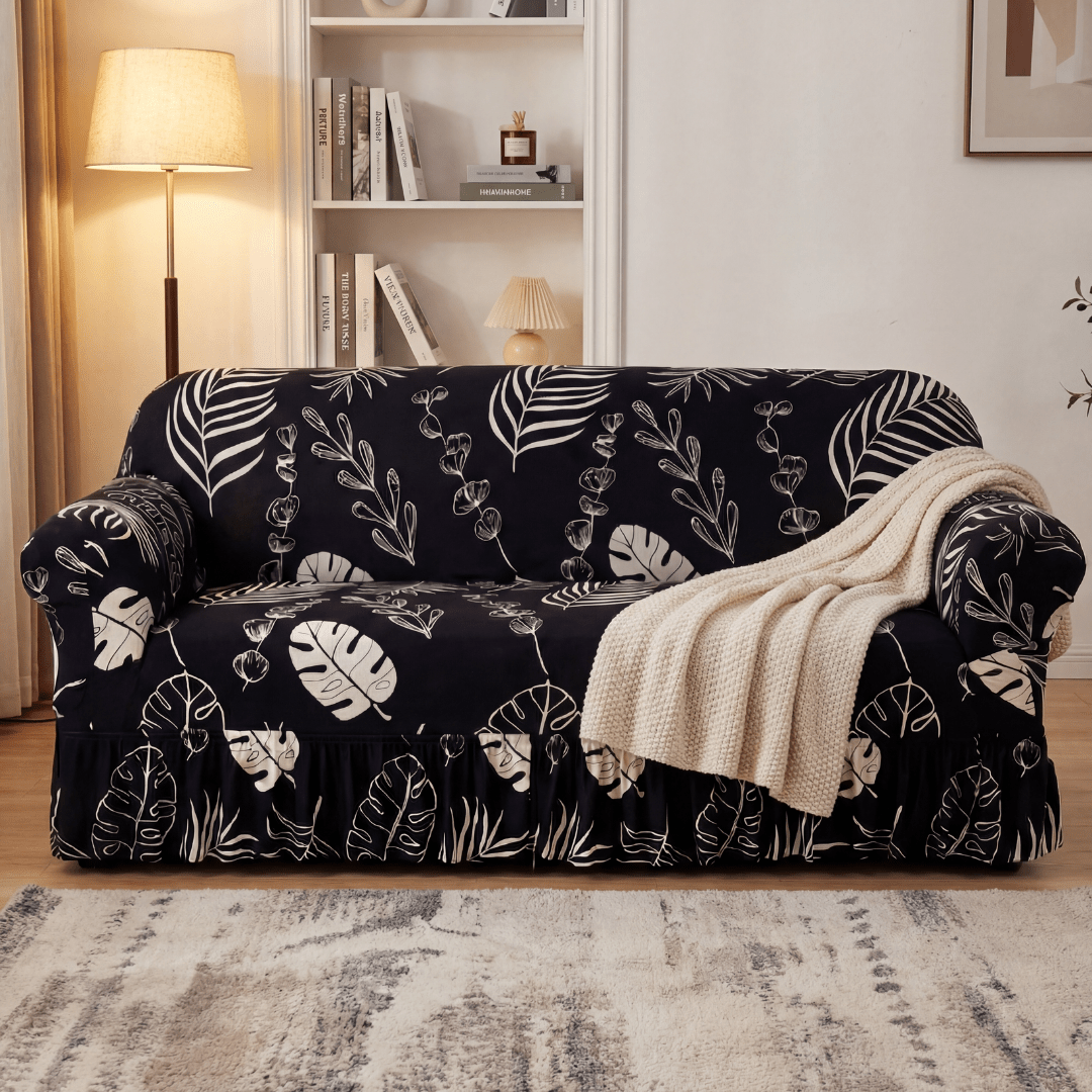 Funda Sillon Elastizada Cubre Sofá Con Falda - Muymo Hogar - Muy Moderna Uruguay