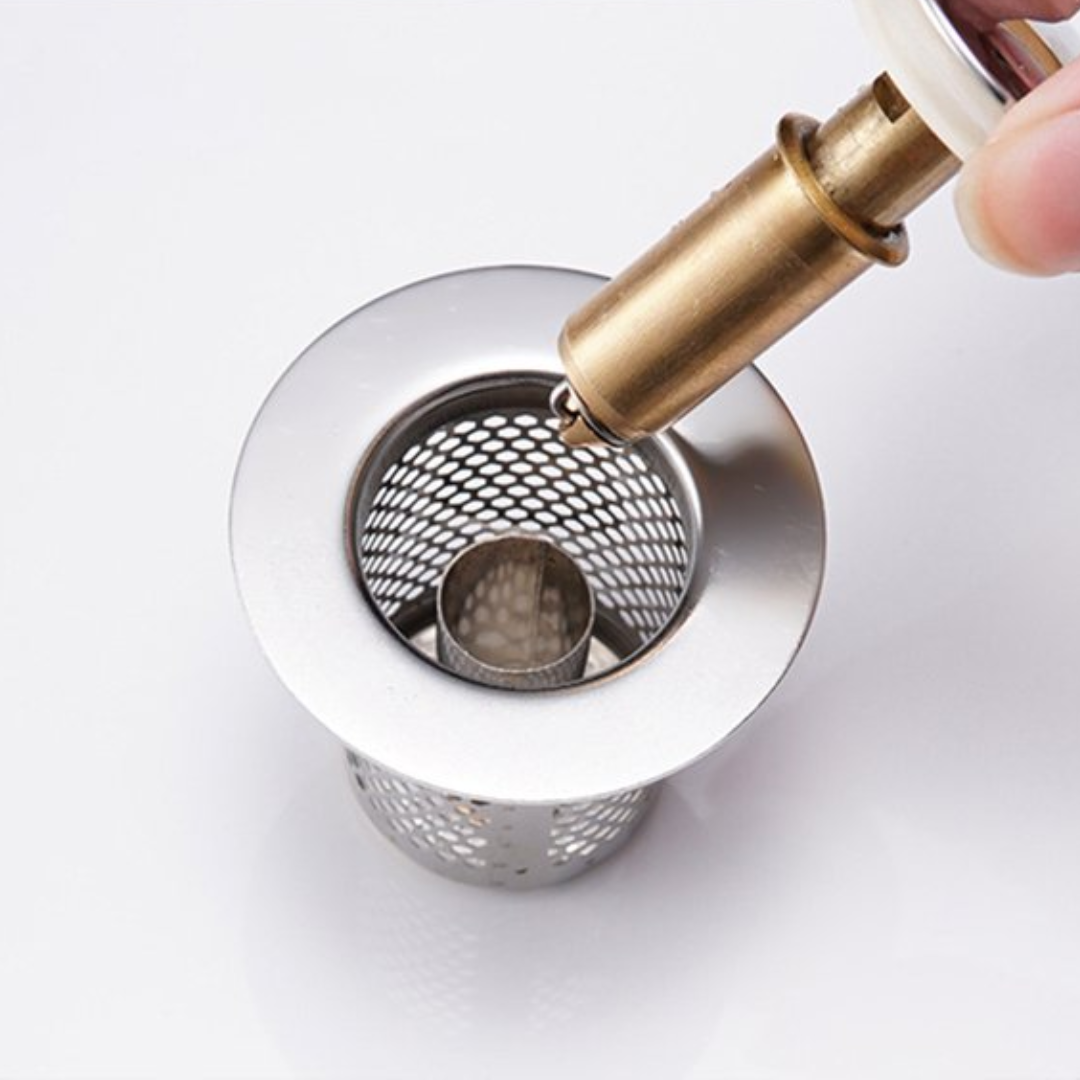 Tapón Cilíndrico Recolector con Filtro para Pileta