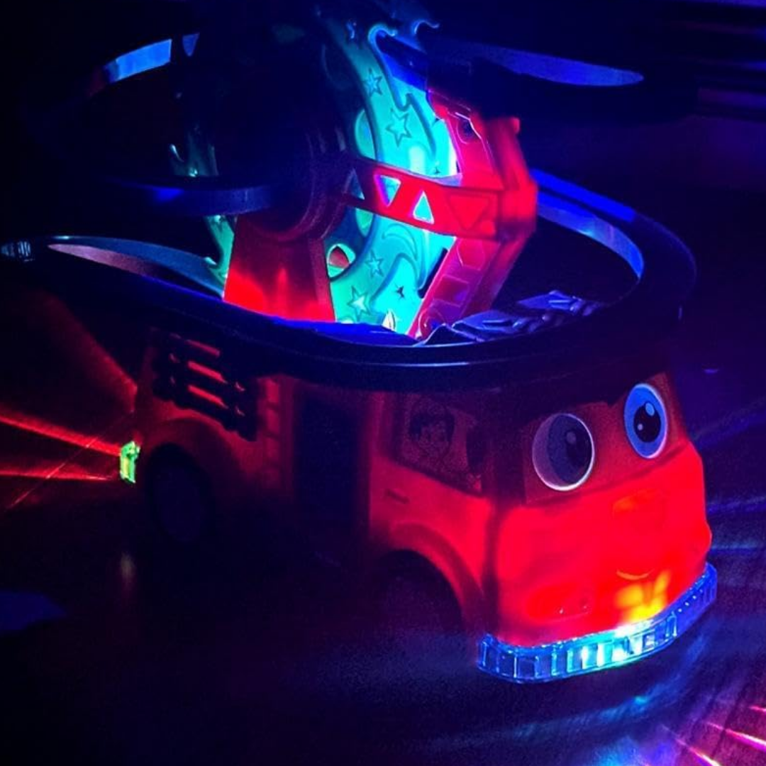 Camión De Bomberos Juguete Con Luces Sonido Patitos Y Movimiento - Muy Moderna Uruguay
