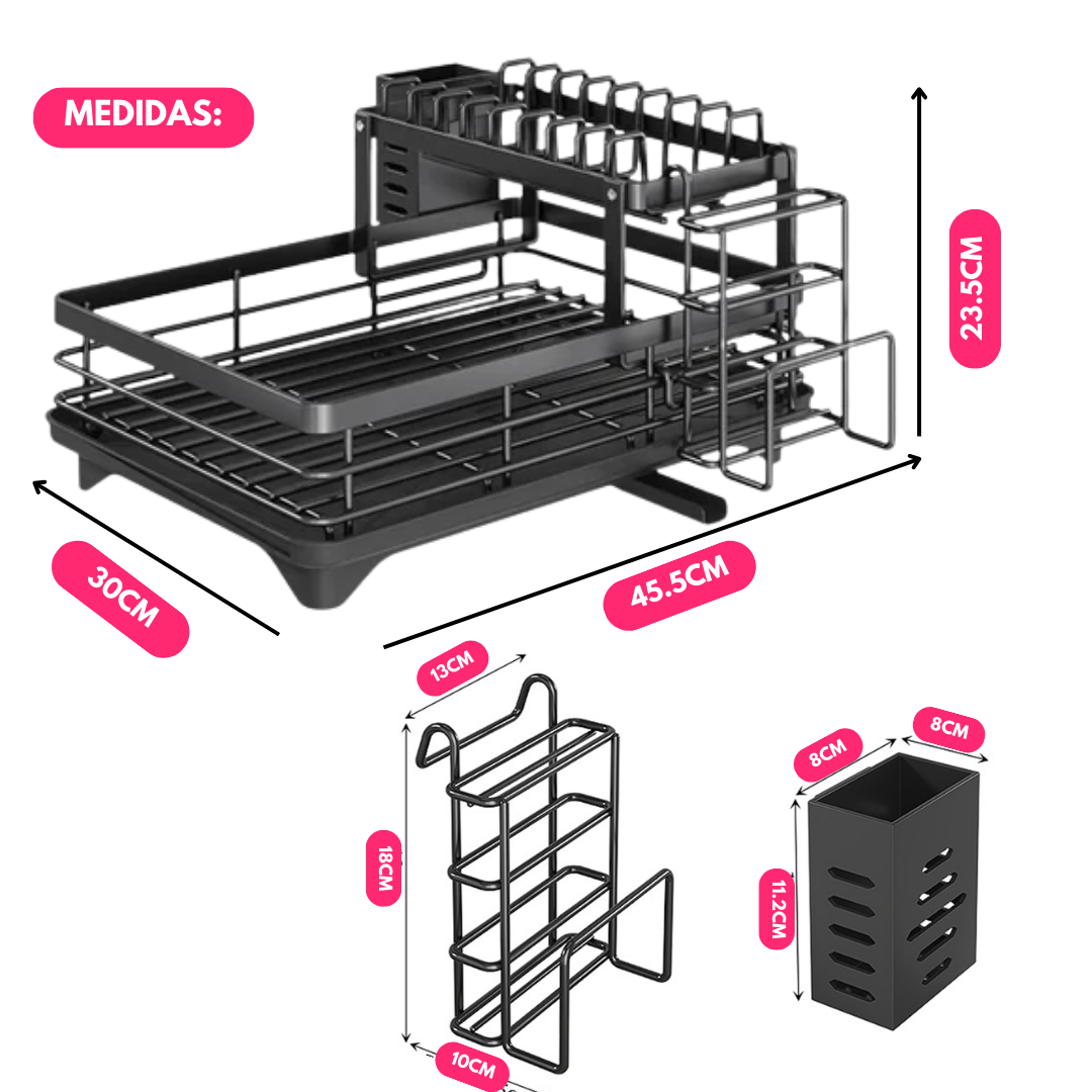 Escurridor Drainer con Desagüe A Pileta
