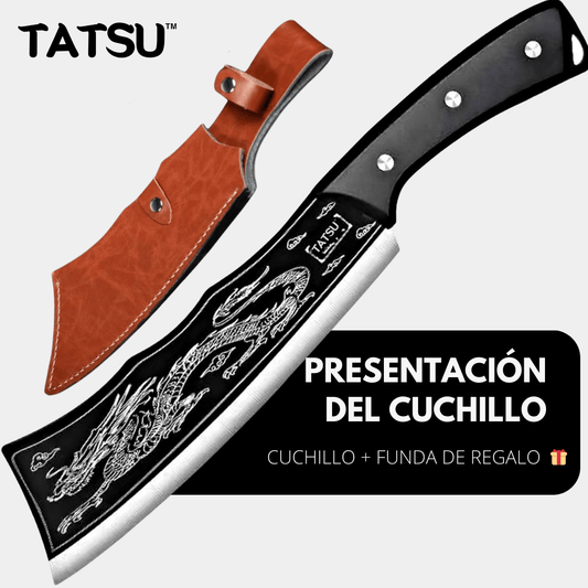Cuchillo Dragon de Alta Dureza TATSU™ con Funda - Muy Moderna Uruguay