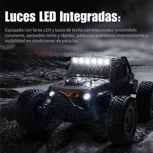 Camioneta Todoterreno 4x4 A Control Remoto - Muy Moderna Uruguay