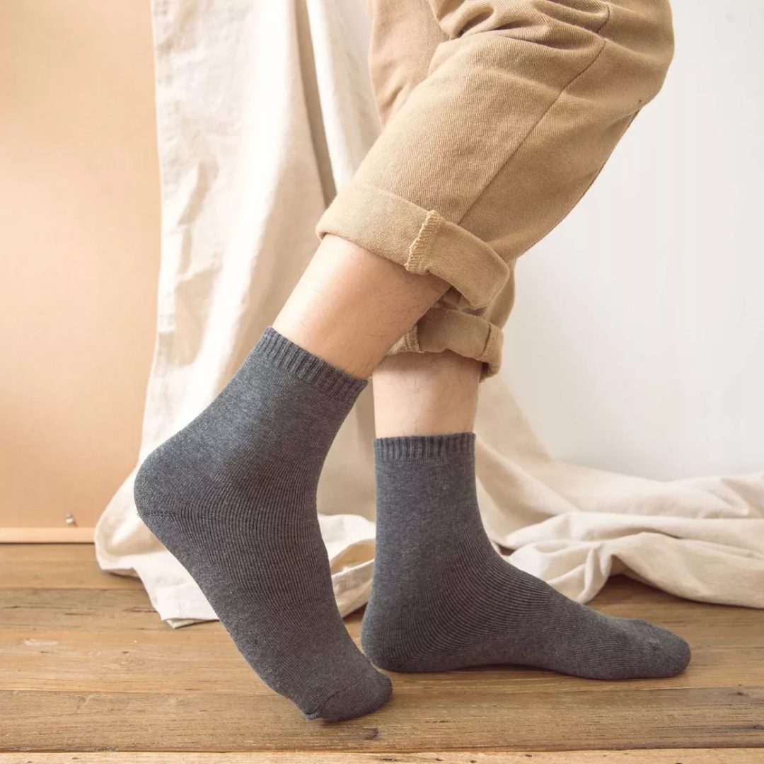 Medias Unisex 100% Algodón Premium X6 Pares