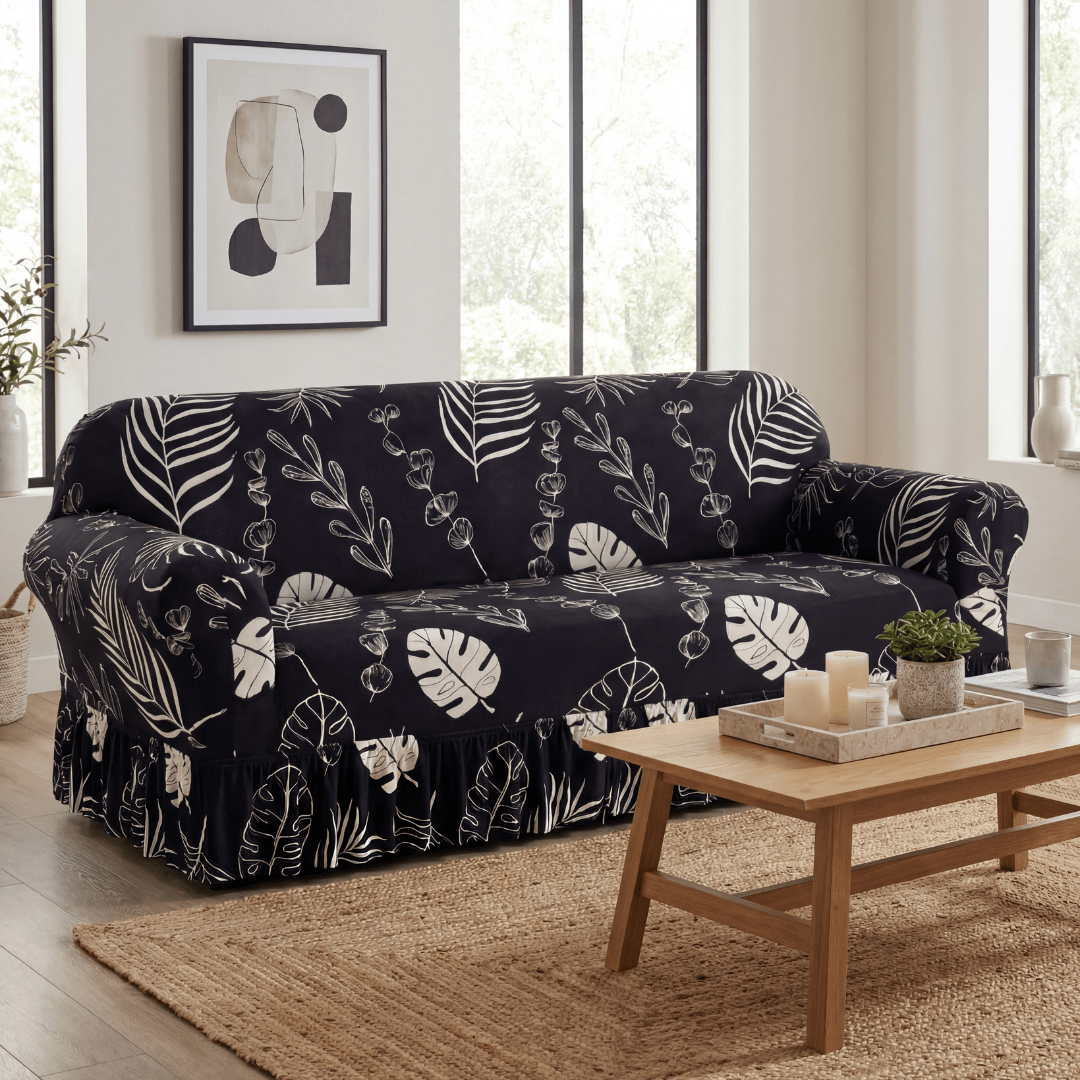 Funda Sillon Elastizada Cubre Sofá Con Falda - Muymo Hogar - Muy Moderna Uruguay