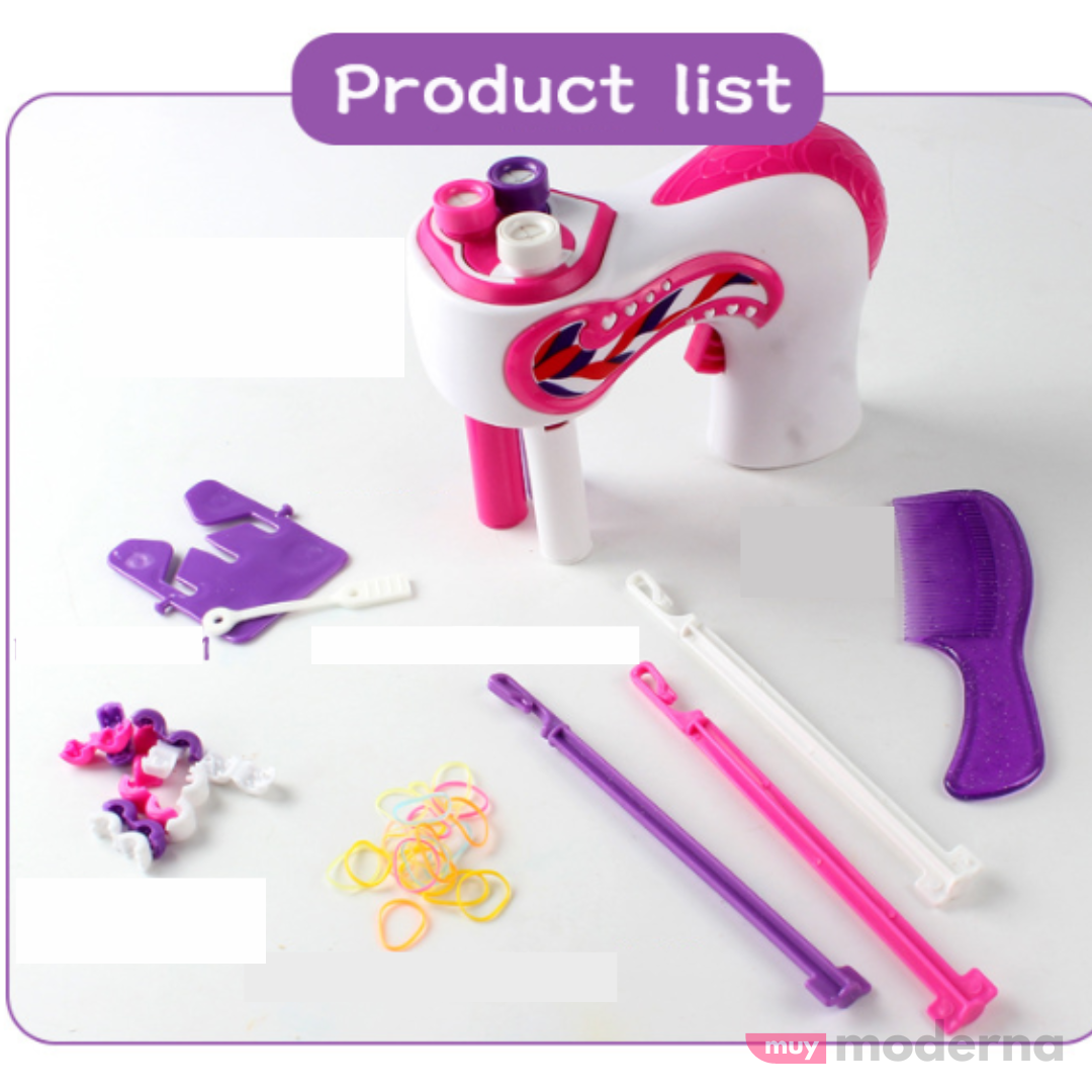 Trenzador de Pelo Automático con Accesorios