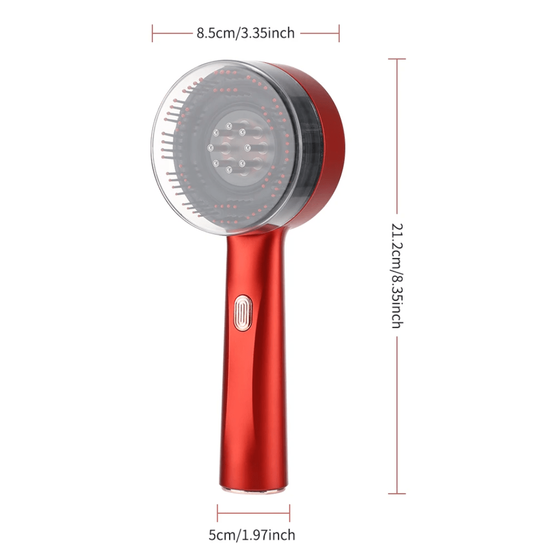 Peine Masajeador de Cuero Cabelludo con Luz Roja - ecoinnova™ - Muy Moderna Uruguay