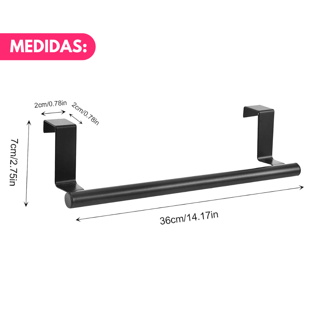 Soporte para Toallas de Acero Inoxidable - Muy Moderna Uruguay