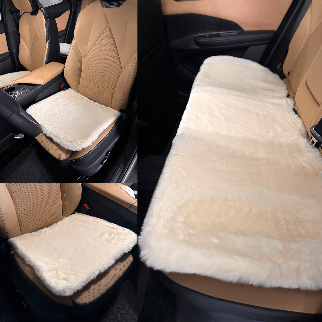Set De 3 Almohadones Felpa 3.5cm Espesor Para Asiento - Muy Moderna Uruguay