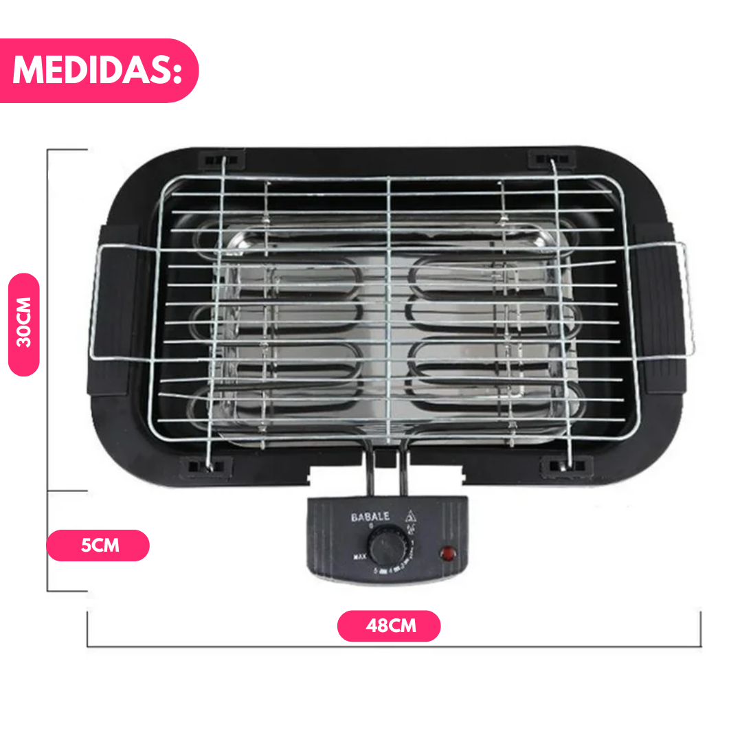 Parrilla Eléctrica Barbacoa sin Humo Interior Exterior