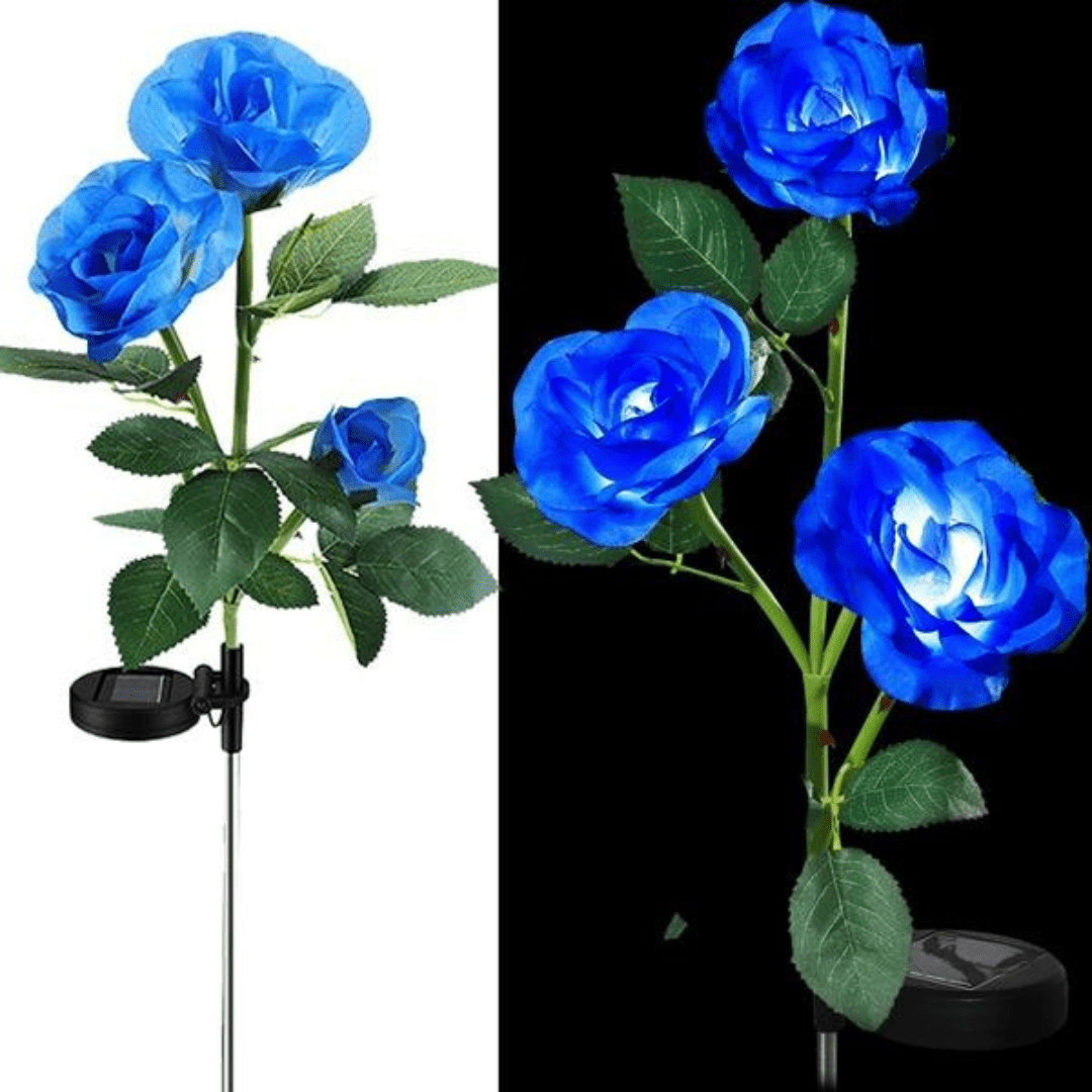 Par de Flores LED Solar (2 Unidades) - Muy Moderna Uruguay