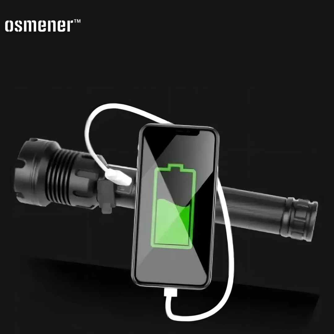 Linterna LED Osmener™ Ultra-Potente con Zoom Táctico
