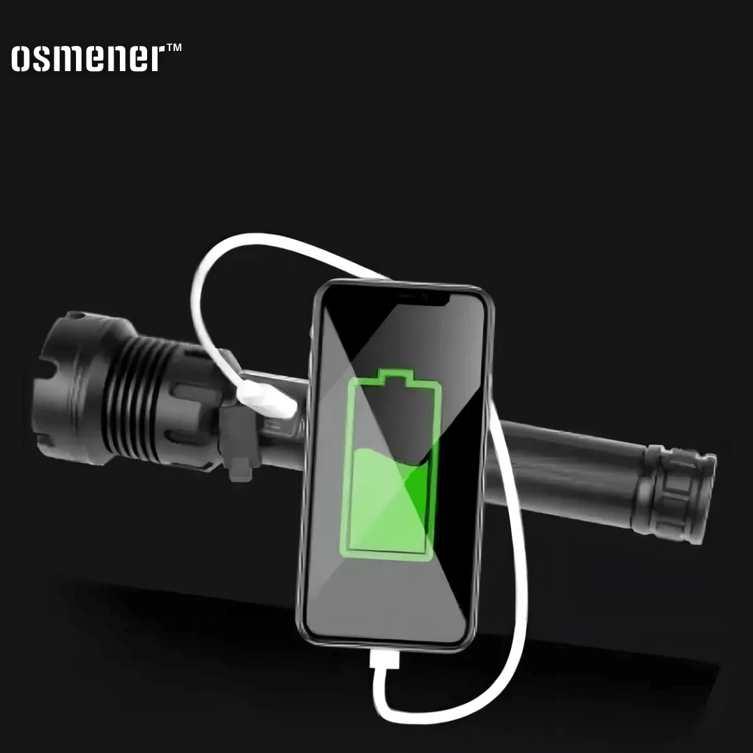 Linterna LED Osmener™ Ultra - Potente con Zoom Táctico - Muy Moderna Uruguay