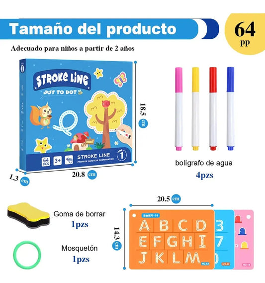 Libro Montessori De Escritura Y Dibujo 64 Páginas