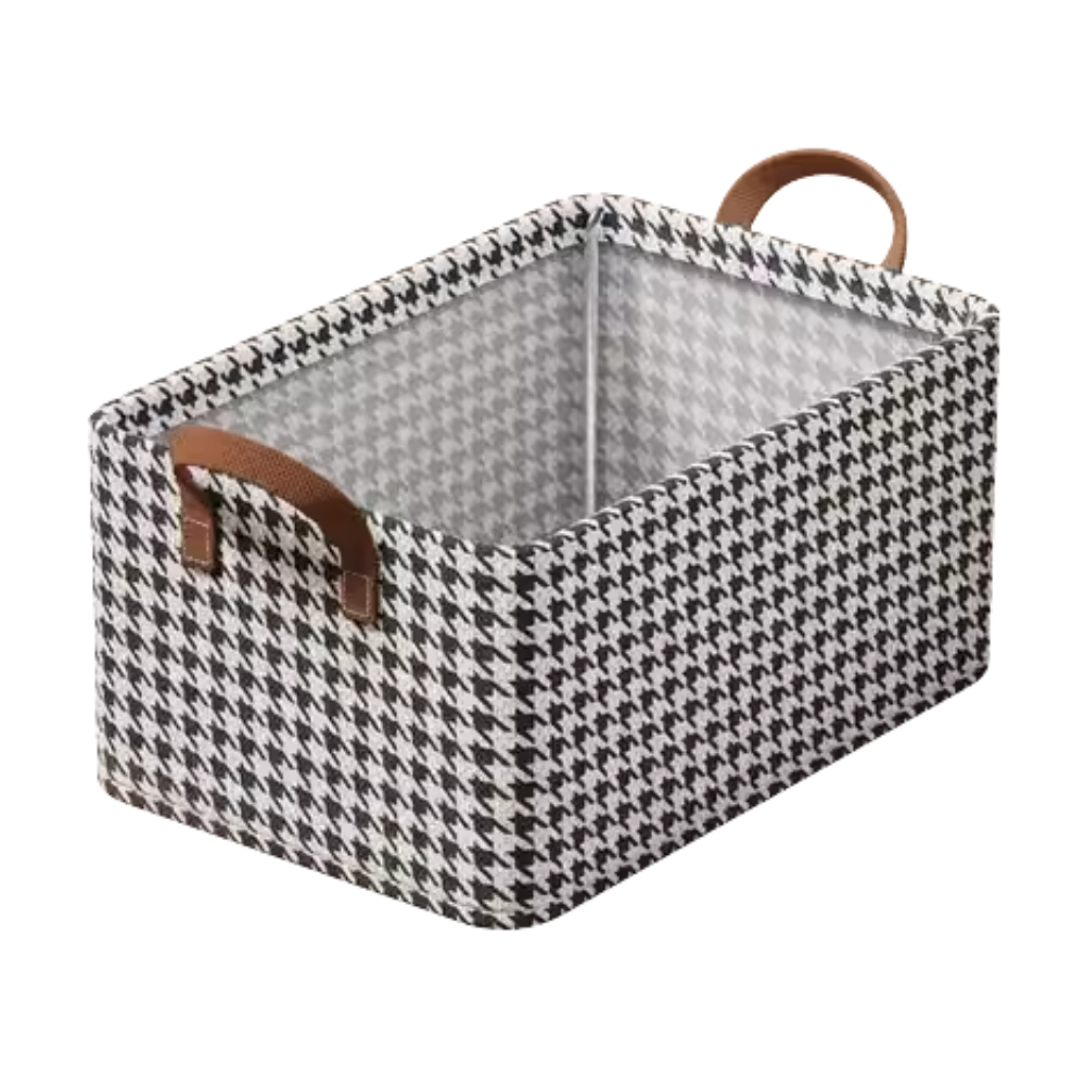 Cajon a Cuadros Organizador de Ropa con Estructura Metalica