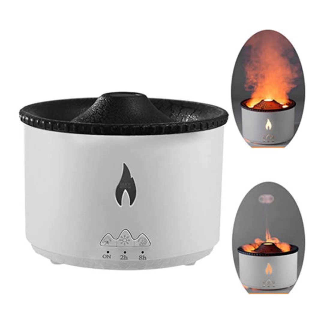 Humidificador de Volcán en Erupción LED