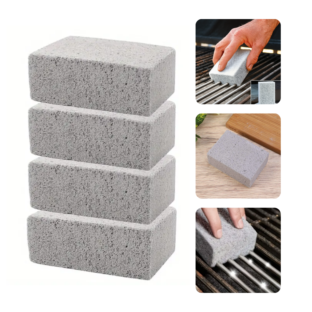 Set 4 Ladrillos Limpiadores de Parrilla