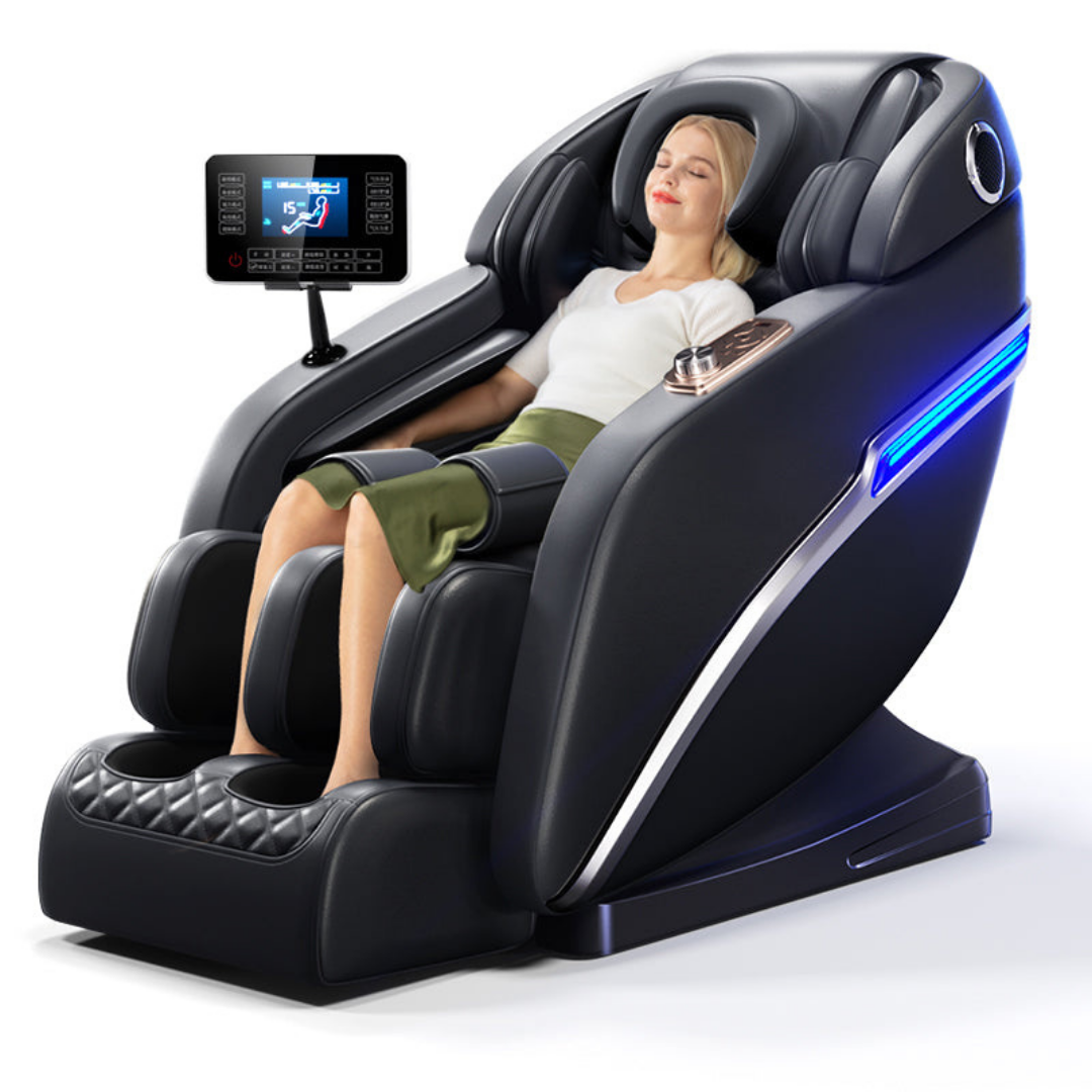 Sillón Masajeador de Lujo - Masaje de Cuerpo Completo con Compresión Y Rodillos