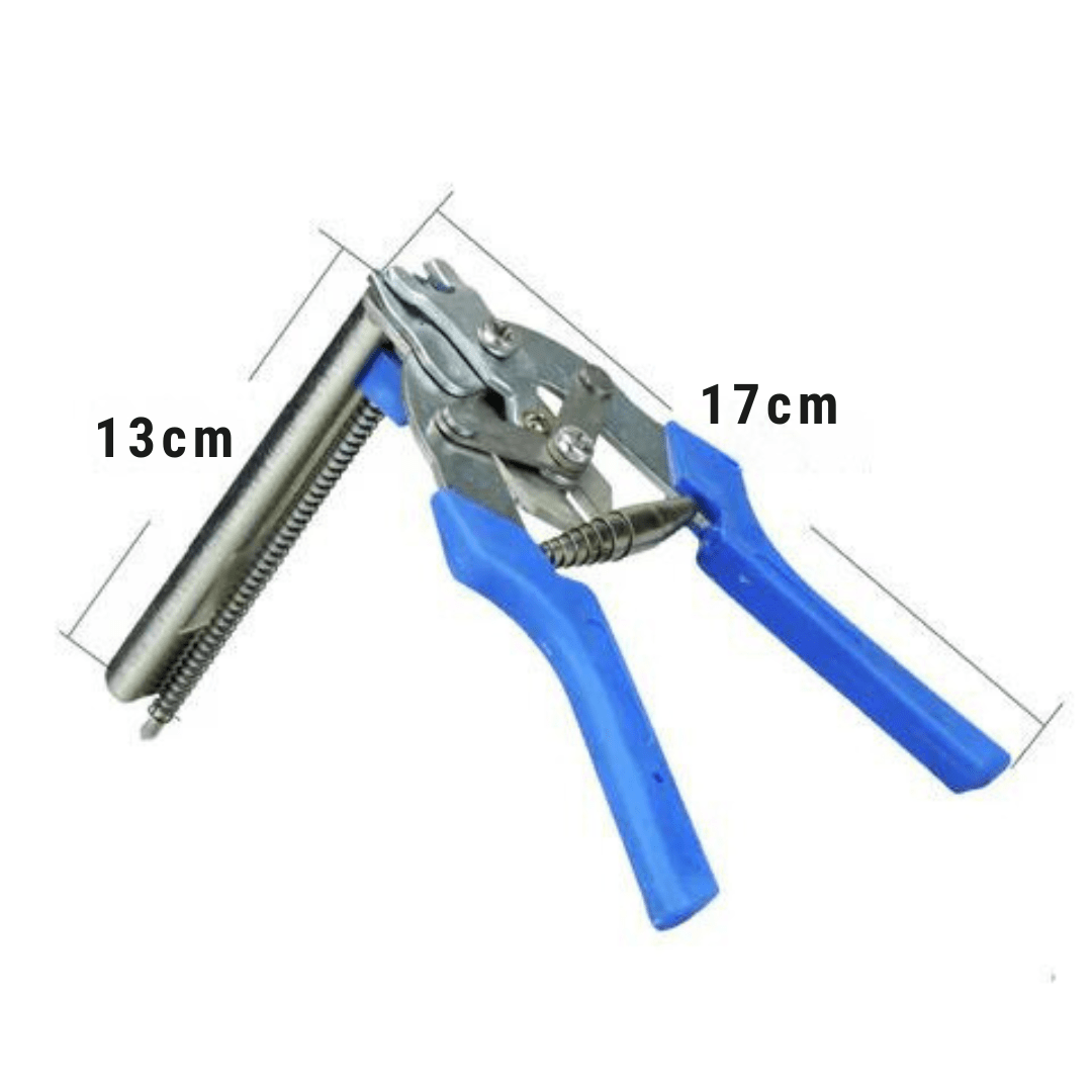 Pinza Grapadora para Alambrados y Tejidos + 600 Grapas - Muy Moderna Uruguay