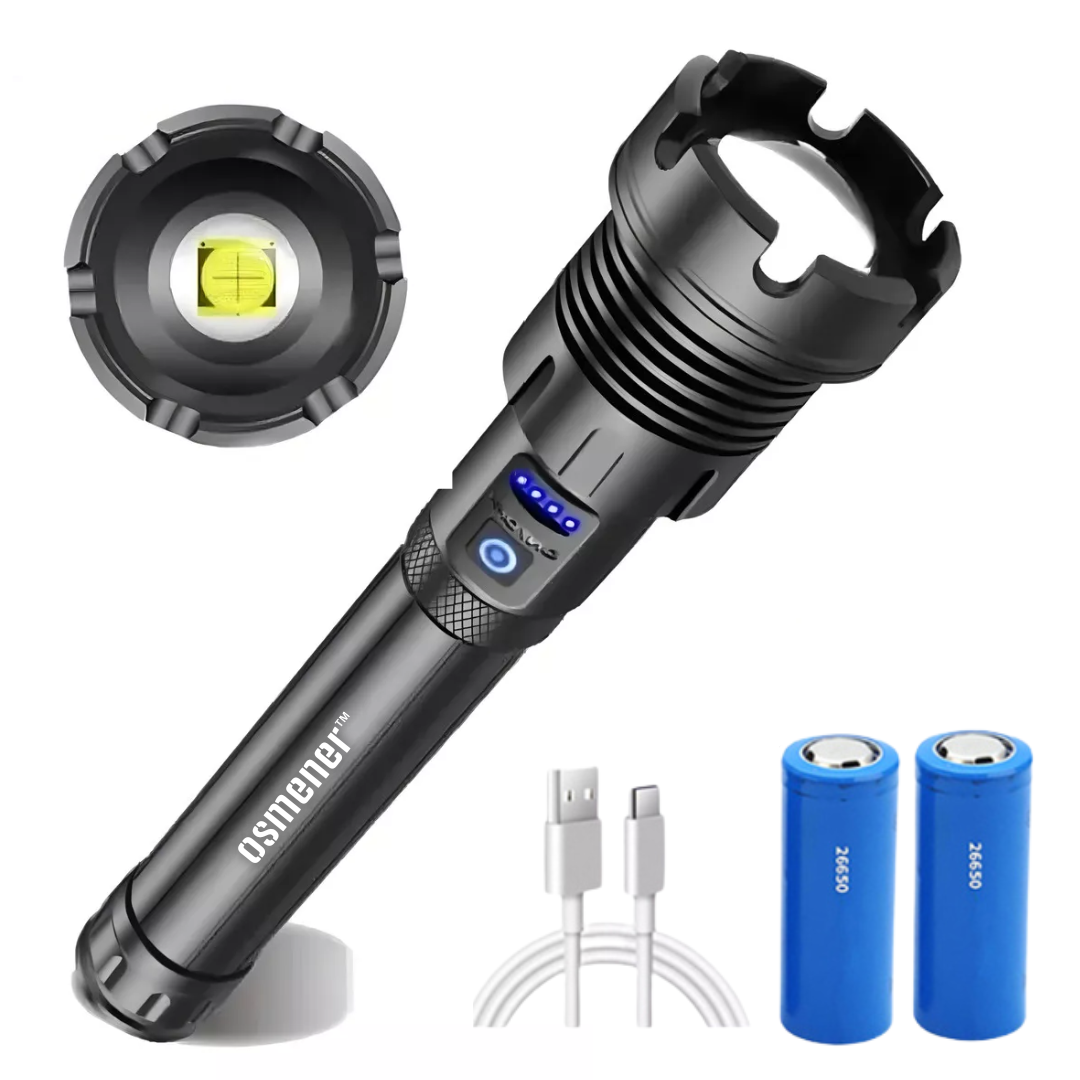 Linterna LED Osmener™ Ultra-Potente con Zoom Táctico