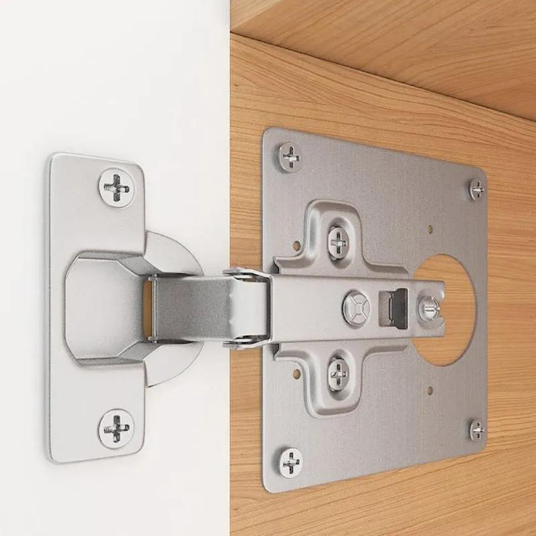Set de 4 Placas Metálicas para Reparación de Bisagras