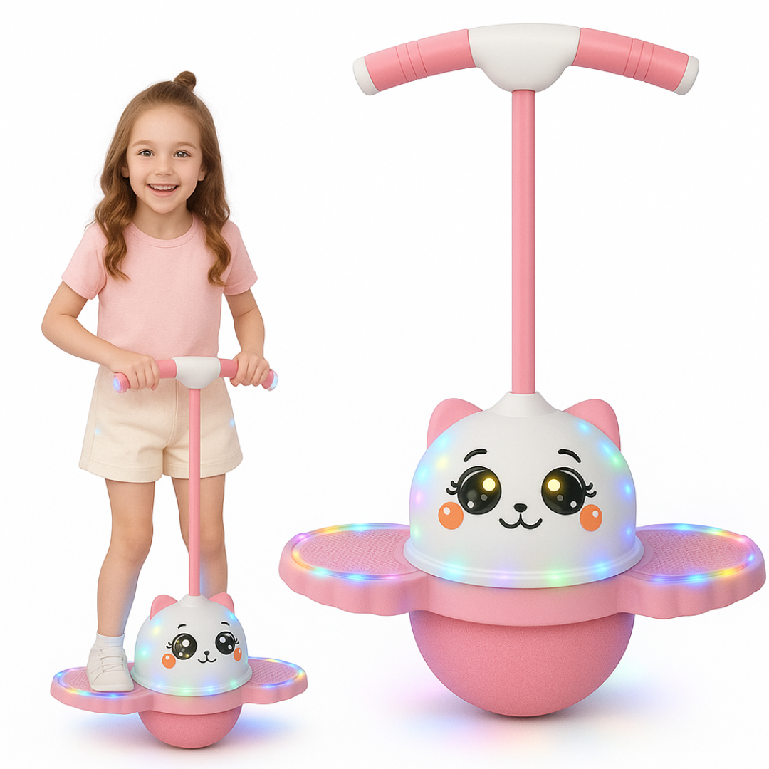Pogo Pelota Saltarina Con Luces Led