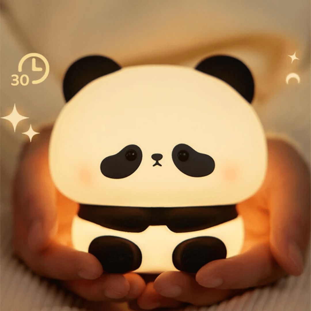 Lámpara Nocturna De Oso Panda De Goma - Muy Moderna Uruguay