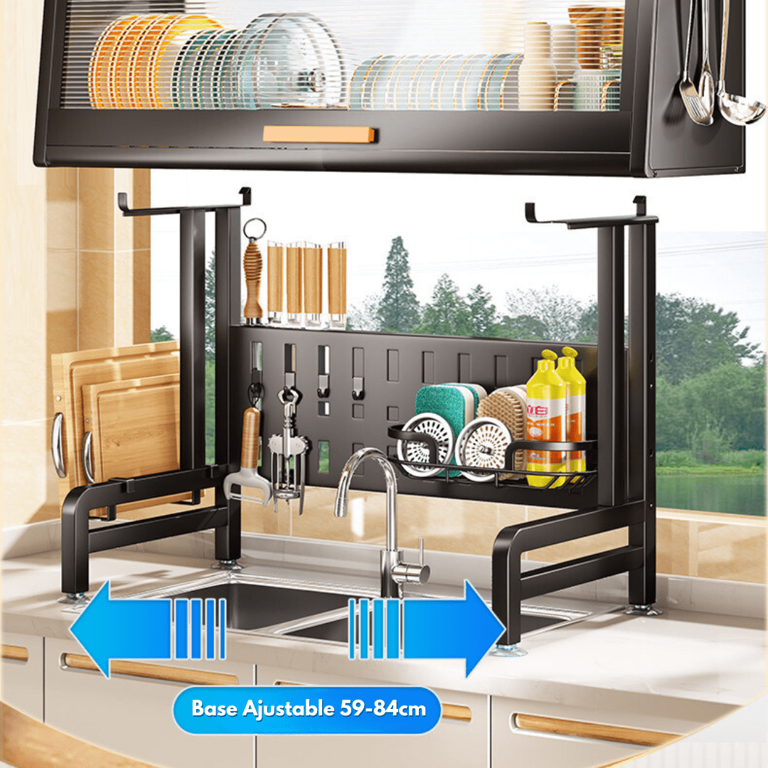 Escurridor Extensible Sobre Pileta Guarda Platos Premium - Muy Moderna Uruguay
