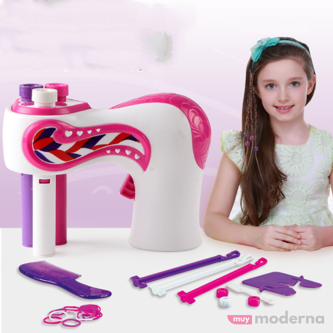 Trenzador de Pelo Automático con Accesorios