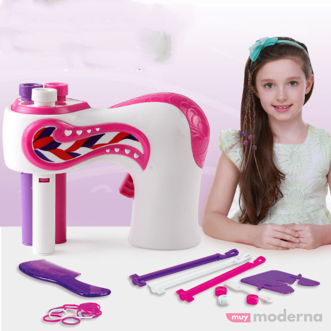 Kit de Trenzador de Pelo Automático con Accesorios - Muy Moderna Uruguay