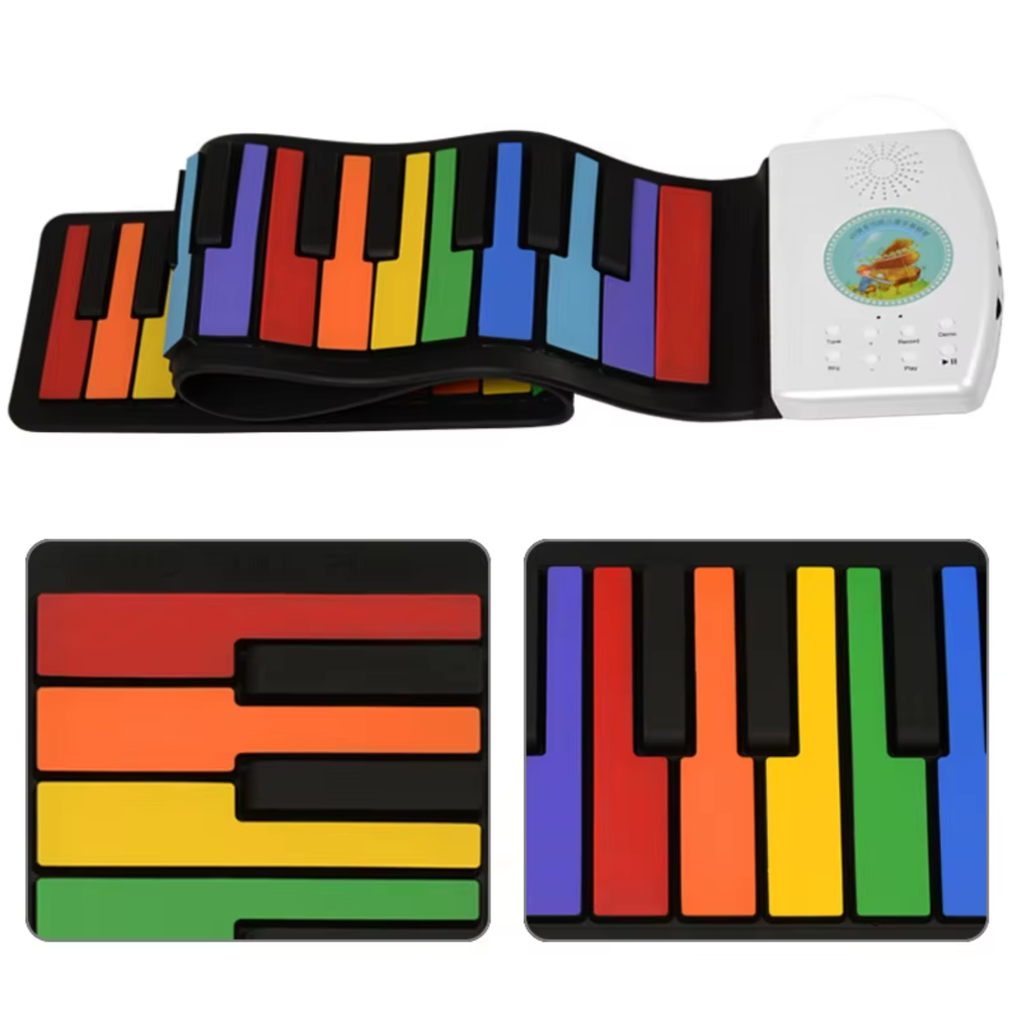 Piano Teclado Infantil 49 Teclas Juguete Educativo Con Micrófono
