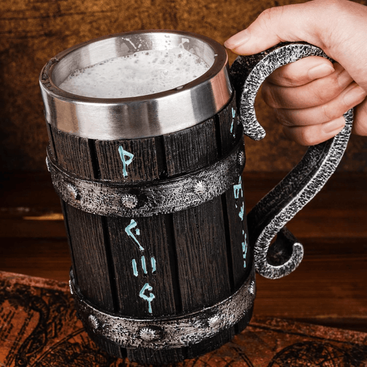 Jarra Nordica Vikinga Barril - Muy Moderna Uruguay