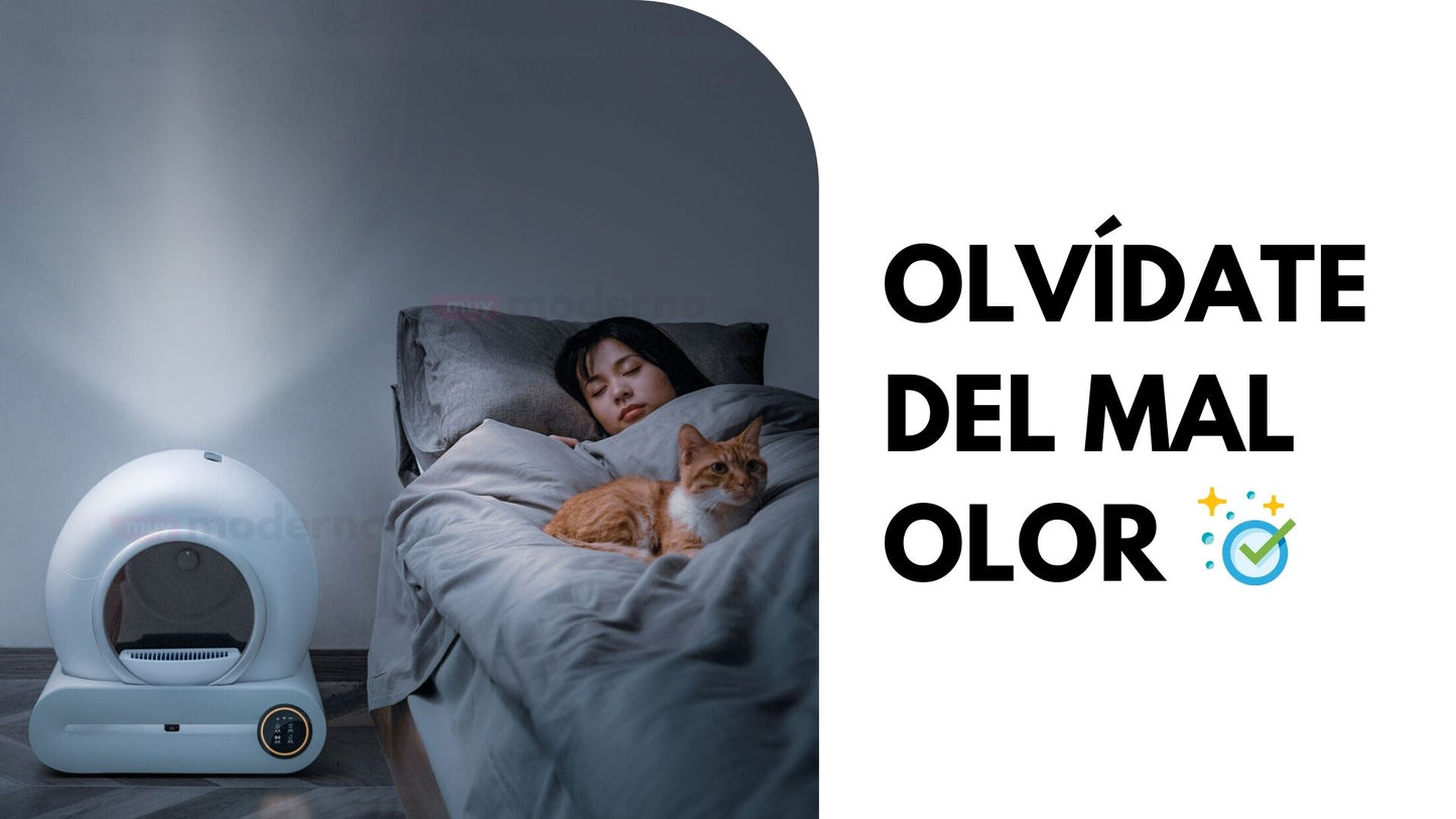 Arenero Automático Inteligente para Gatos con Aplicación Wifi