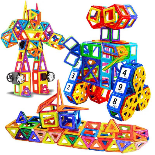 Juego de Bloques Magnéticos de Construcción - Muy Moderna Uruguay
