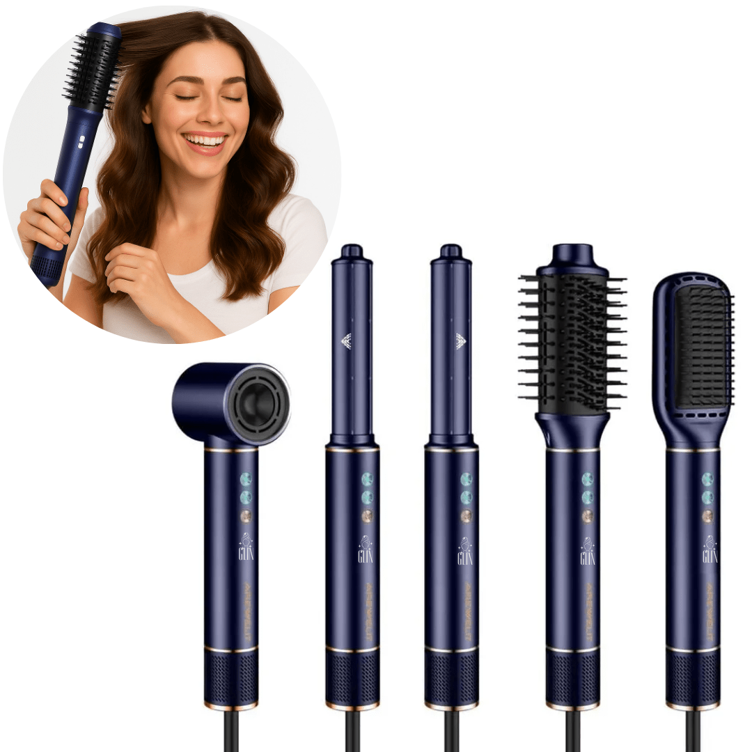 Cepillo Alisador 5 en 1 GLIN™ Airstyler - Muy Moderna Uruguay