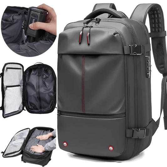 Mochila De Viaje Impermeable Con Compresor De Vacío - Muy Moderna Uruguay